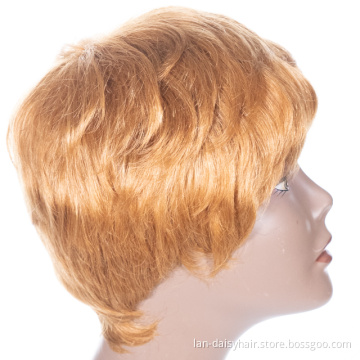 Wholesale Bob wigs  Cuticle Aligned Short Curl Front Machine Made Short Curl  Virgin  Hair Brazilian Hair Wigs for women